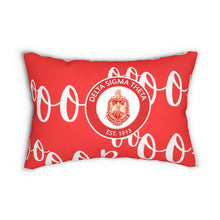 Load image into Gallery viewer, Greek DST Spun Polyester Lumbar Pillow
