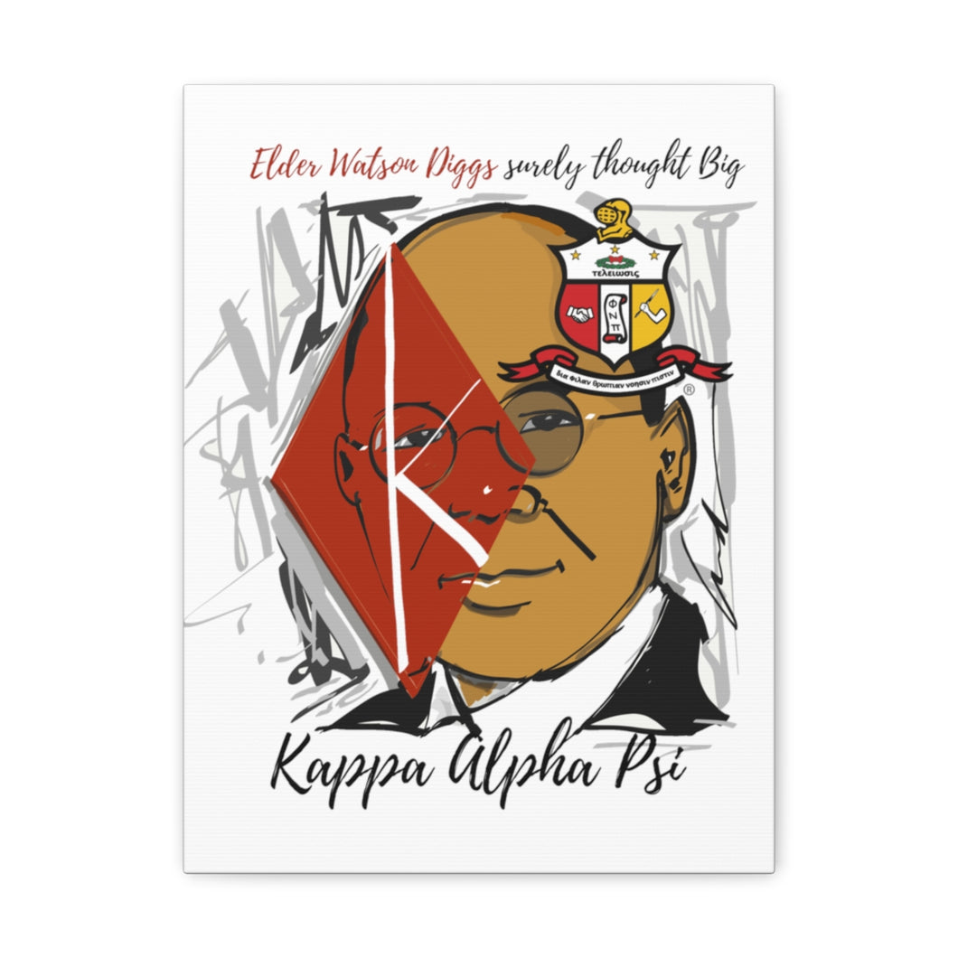 Greek Kappa Canvas Gallery Wrap