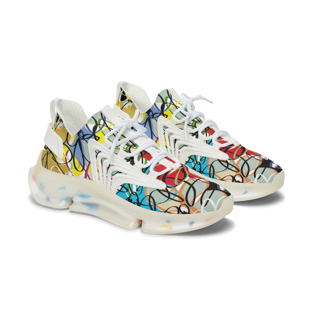 Women's abstract Mesh Sneakers